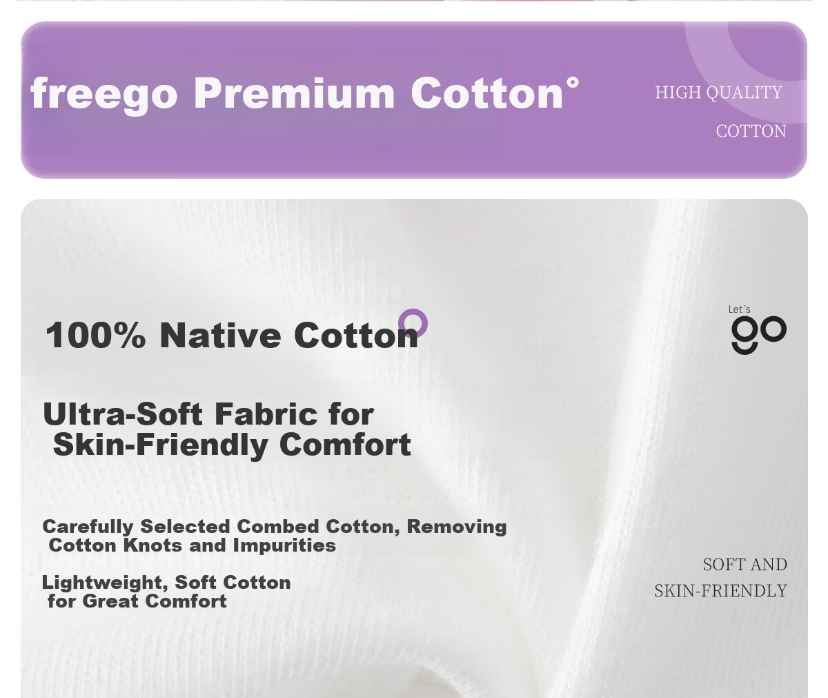 Freego Disposable Women's Cotton Sterile Postpartum Maternity Travel Antibacterial Underwear White L Size 20 Pieces 4