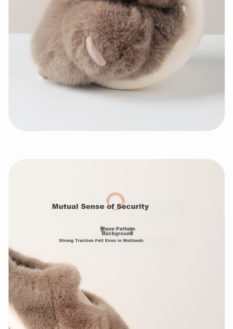 Daxixiansen Ice Cream Popsicle Slippers for Women, Autumn And Winter Cute Warm Furry Slippers, Non-Slip Home Soft-Soled Slippers 11