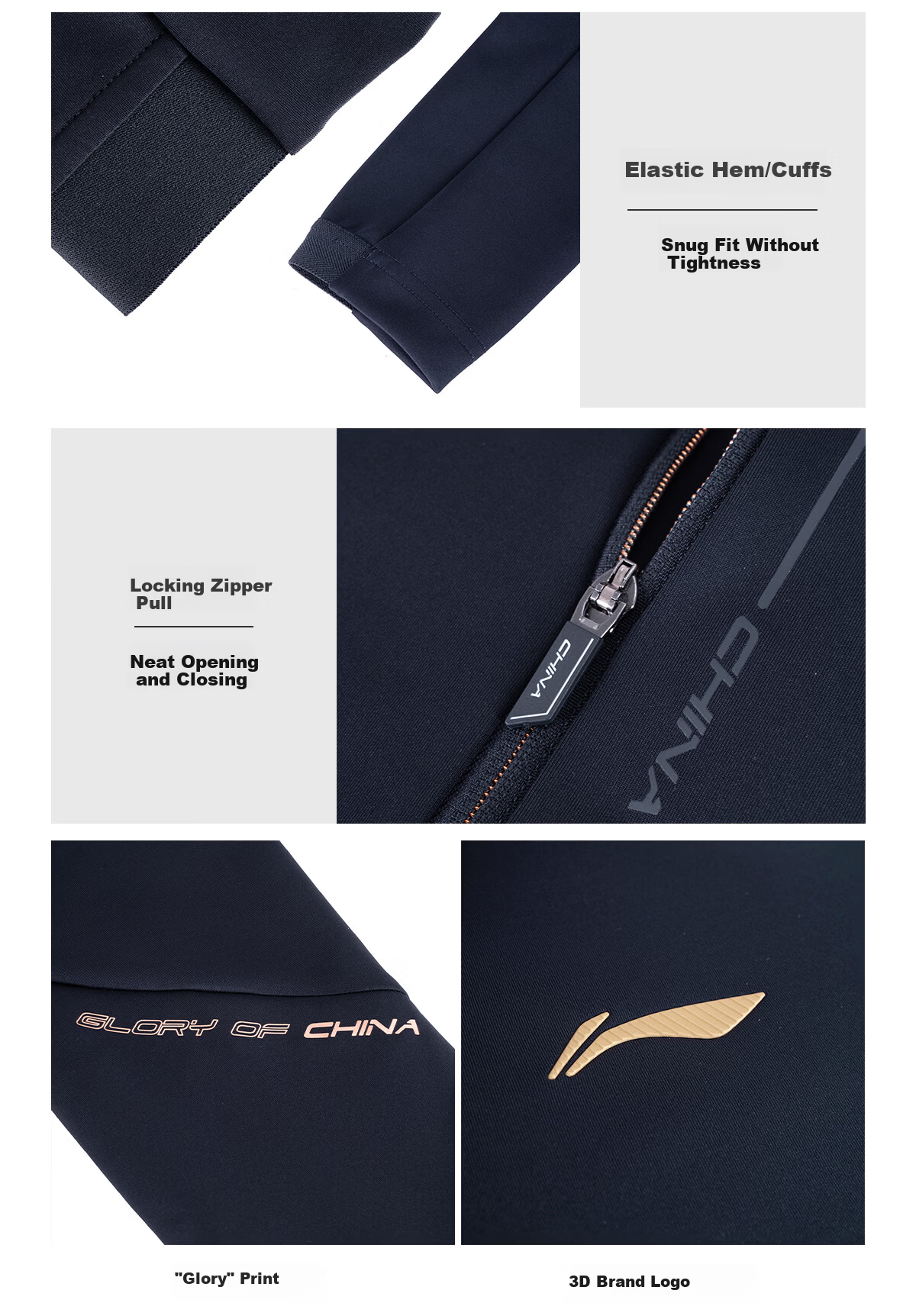 Li-Ning's New 2025 National Team Honor Flag Jacket Windbreaker Long Sleeve Ma Long Xu Xin Liu Shifen Same Style 8