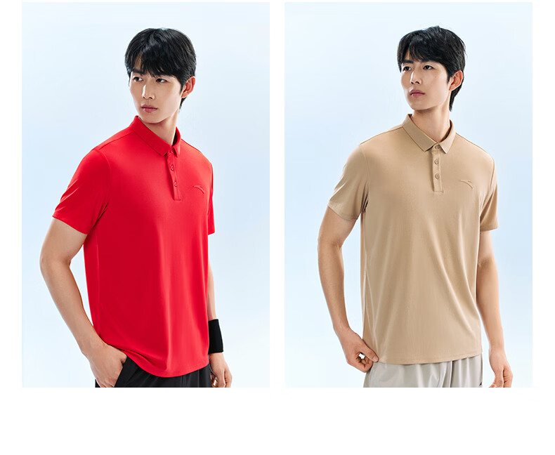 Anta Xingdong Polo | Quick-Dry Short Sleeve T-Shirt Men's Summer Breathable Collared Business Casual Commuter Top 14
