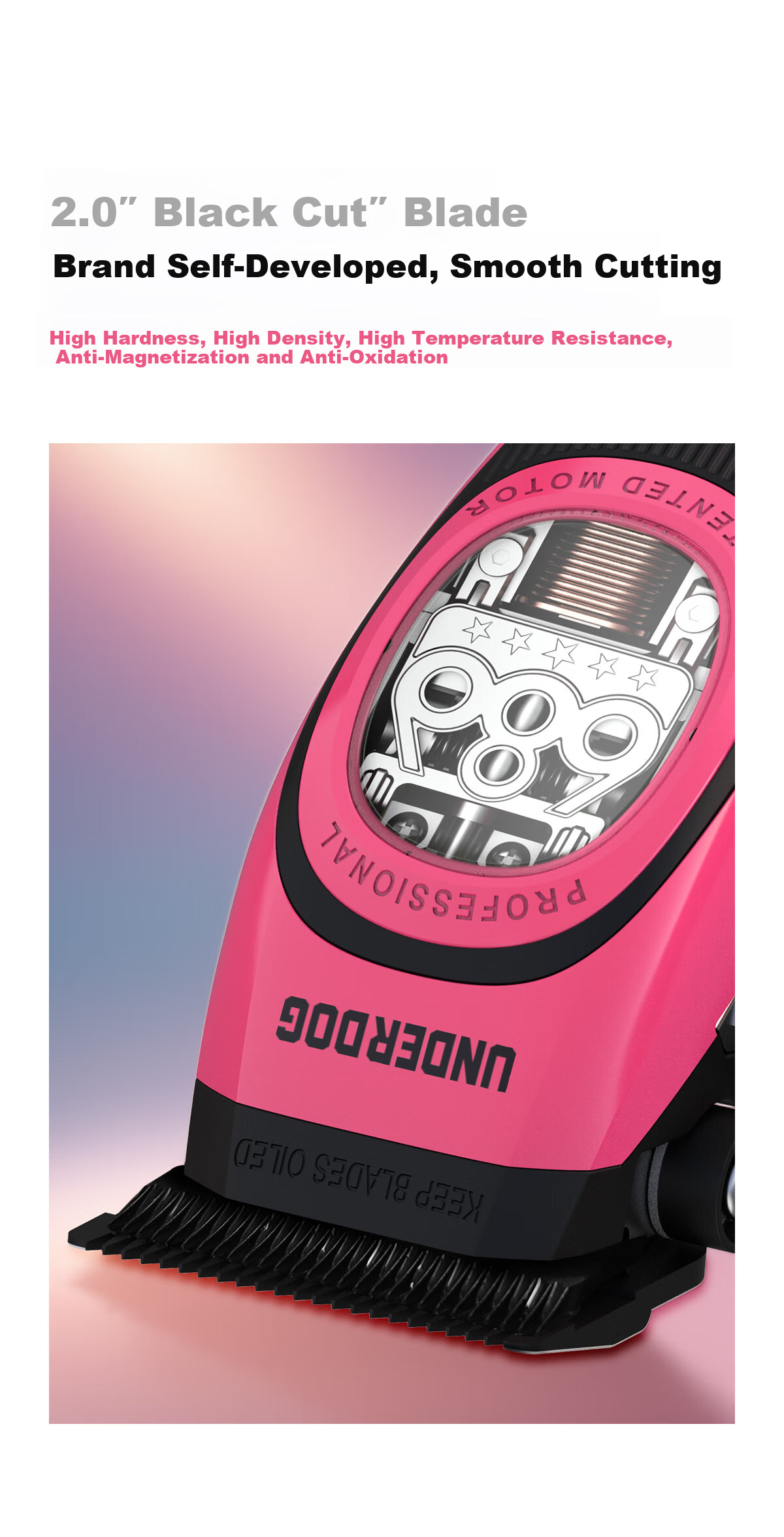 CHERRY BOMB Cherry UD Shenshou Pomade Electric Hair Clipper Professional Gradient Haircut Magnetic Levitation Motor Barber Shop Hair Trimmer 6