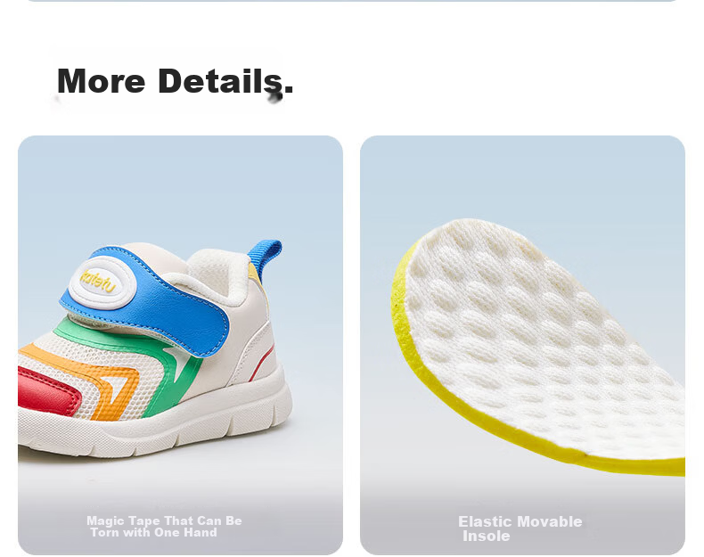 Caterpillar Baby Toddler Walking Shoes 2026 Spring Mesh Sports Shoes for Boys and Girls 1-5 Years Old Caterpillar Functional Shoes X4AF028 11