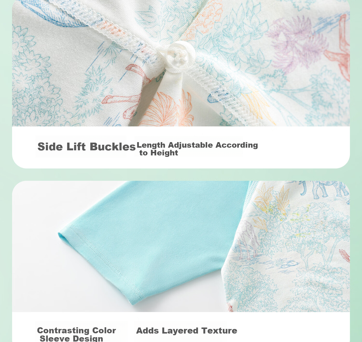 Betis Vernix Baby Clothes Summer Thin Newborn Sleep Gown Anti-Kick Blanket Belly Protection Robe 28
