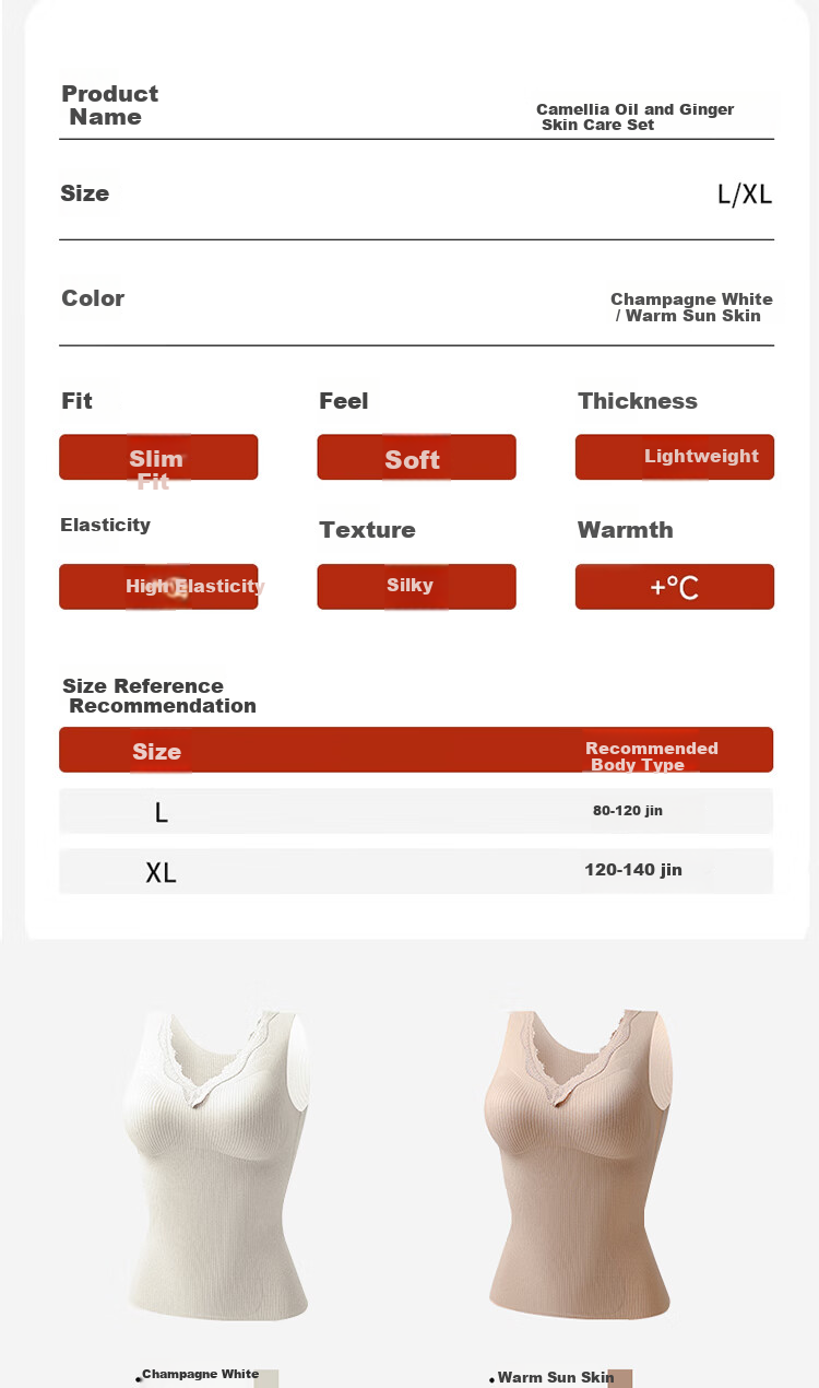 GUJIN Women's Cashmere Silk Thermal Vest 2025 New Thickened Fleece Lined German Velvet Bra Pad Integrated Winter Vest 18