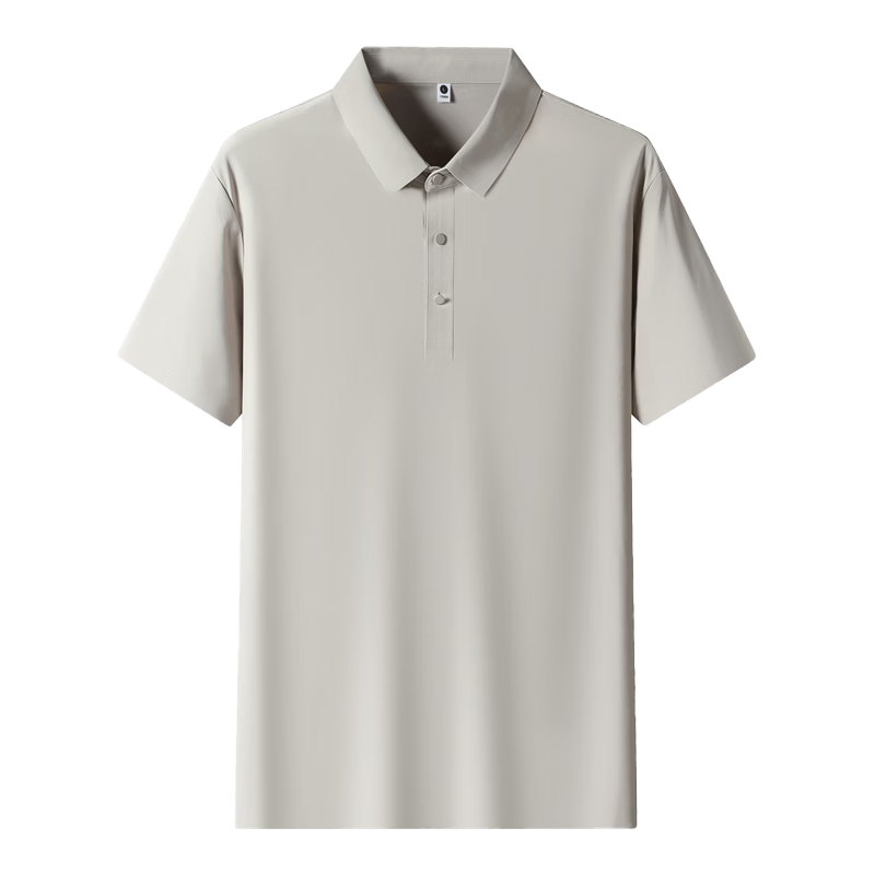 Baleno Men's Summer Ice Silk Cool Short Sleeve Polo Shirt 2026 New Father's Day Gift Breathable Collared T-Shirt
