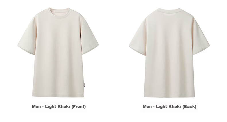 CAMEL Women's Classic Fit Solid Casual Cotton-Feel Short Sleeve Ice Cool Top C26BARLG016 French Brown M 27