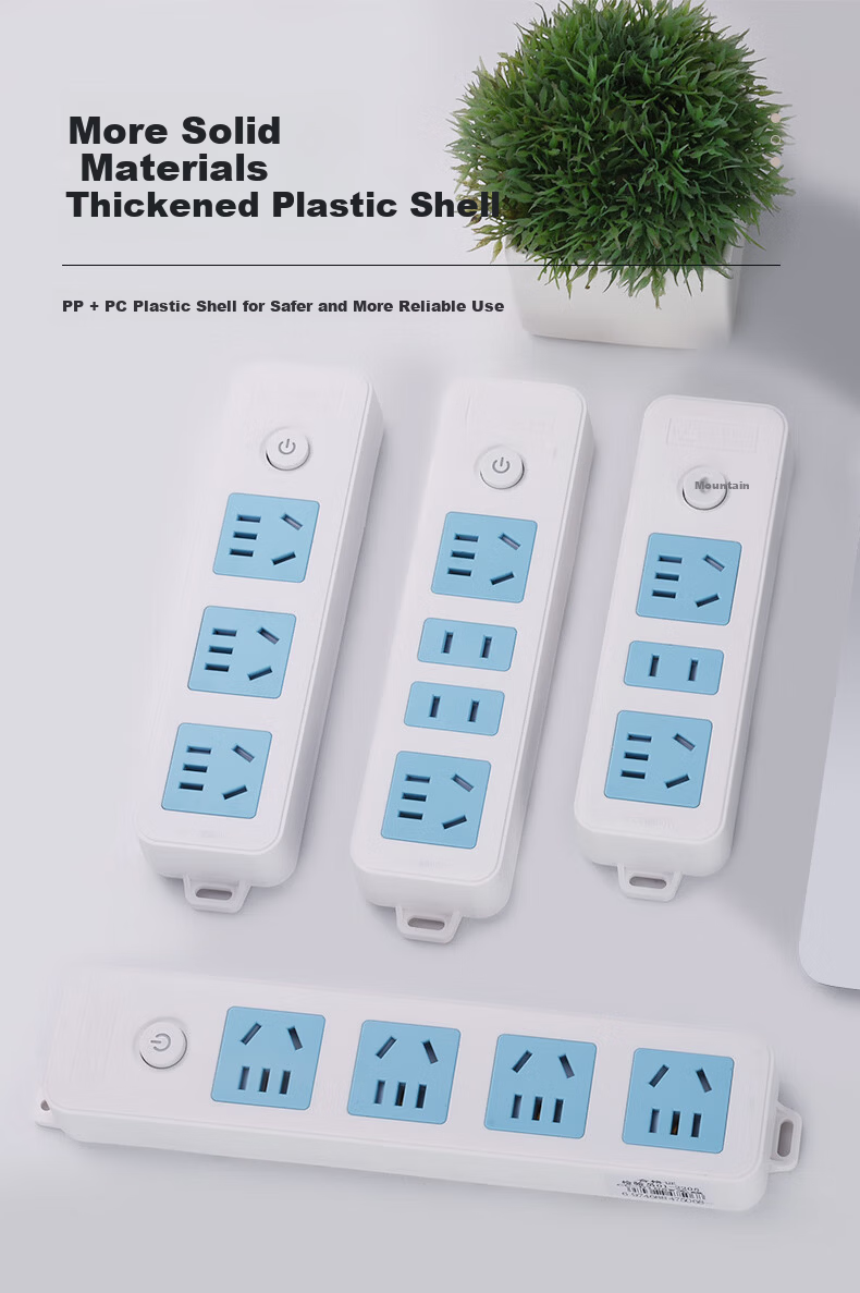Cici New National Standard Socket/Power Strip/Extension Board/Power Extension Board/Wiring Board/Extension Cord 3-Socket Wireless Power Strip D102 (Power Cord and Plug Not Included) 6