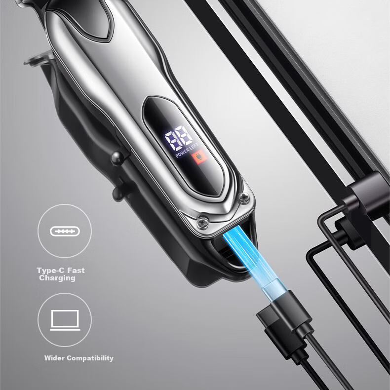 AUX Hair Clipper Electric Hair Trimmer Home Use Professional Haircut Kit for Adults, Children, and Babies Men's Electric Haircut Machine Complete Set Father's Day Gift 24