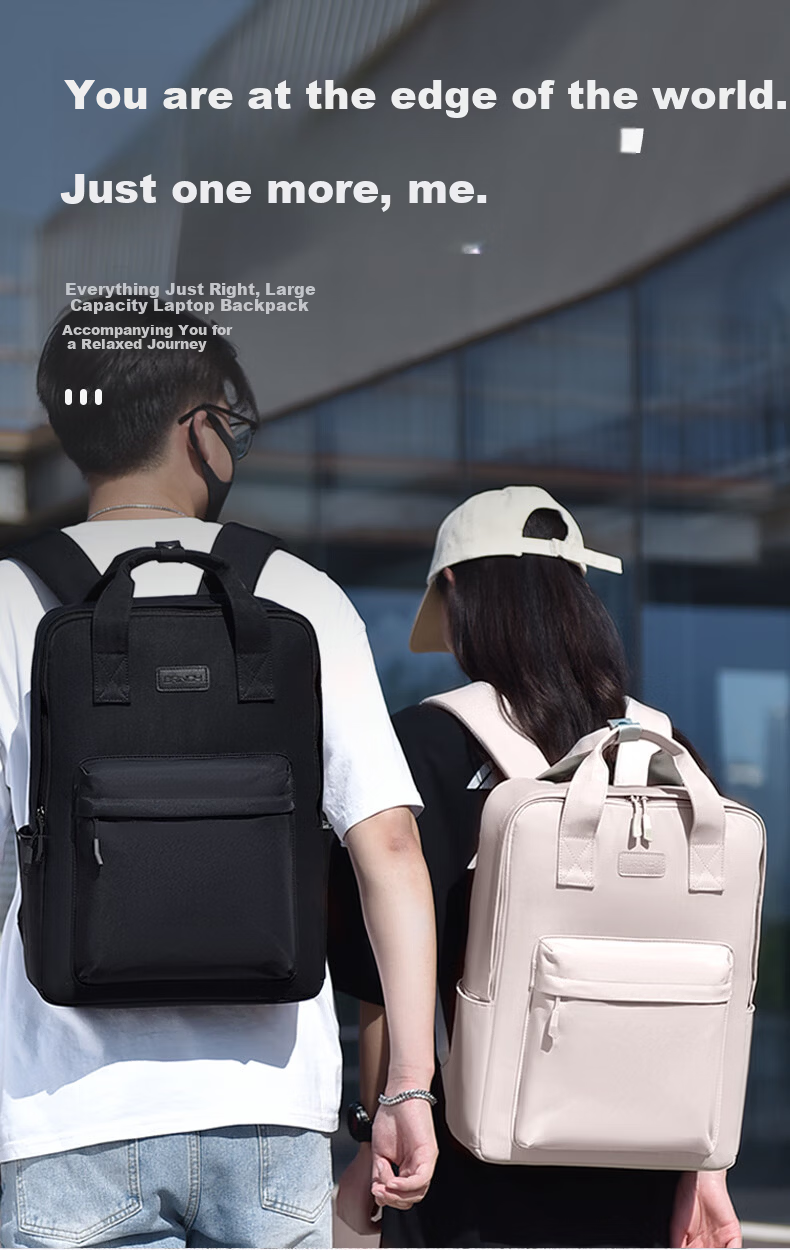 BRINCH Laptop Backpack Large Capacity Business Travel Work Shoulder Bag for Women 13