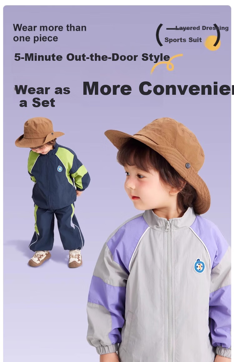 Ciciibear 2025 Spring New Baby Boys Sports Suit Autumn Children's Two-Piece Set 3