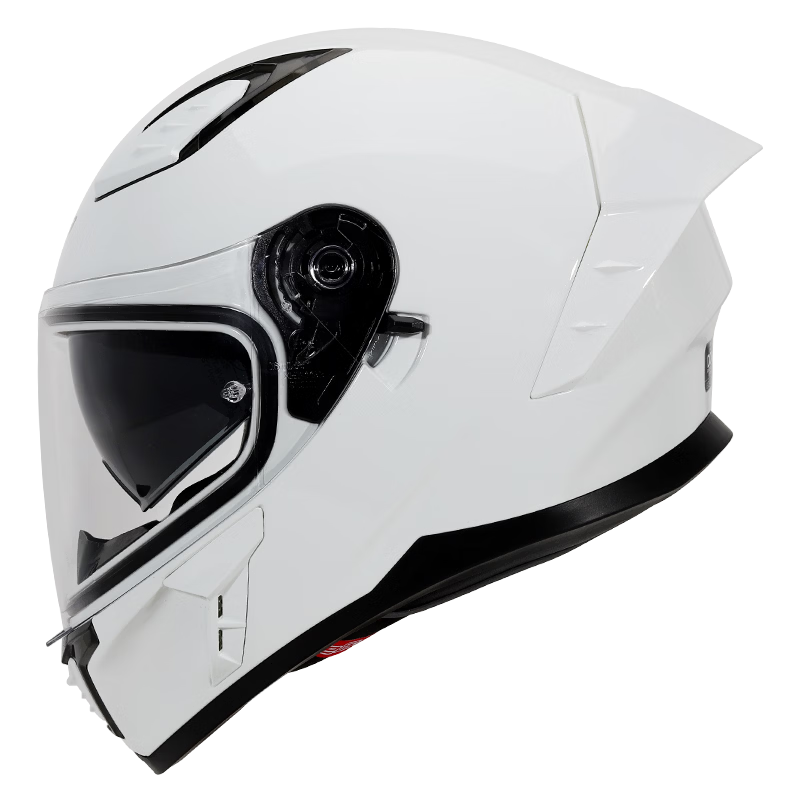 VEGA SA60 American Dual-Lens Motorcycle Helmet Electric Scooter Summer All-Season Full-Face Helmet with Large Rear Wing Pearl White M