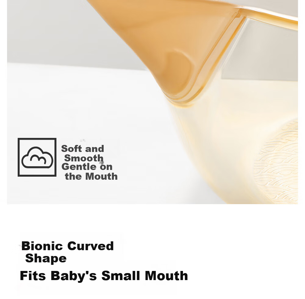 Betis Baby Feeding Bowl Newborn Water and Milk Feeding Baby Grinding Bowl Rice Cereal Bowl Spoon Soft Mouth Tableware PPSU Bowl 4