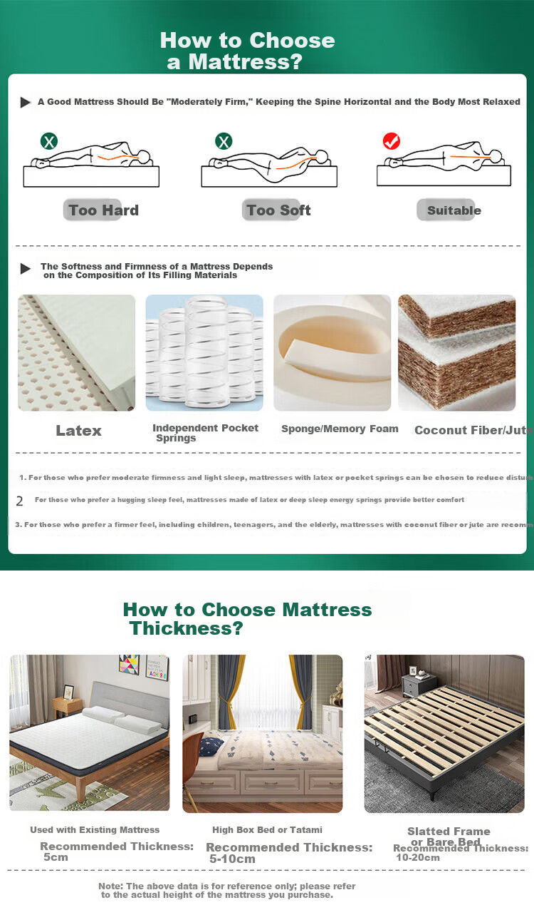 MENGYISHU Latex Mattress 2.2m Large Size Thai Natural Rubber Double Thick Tatami Custom 180*220*3cm 6