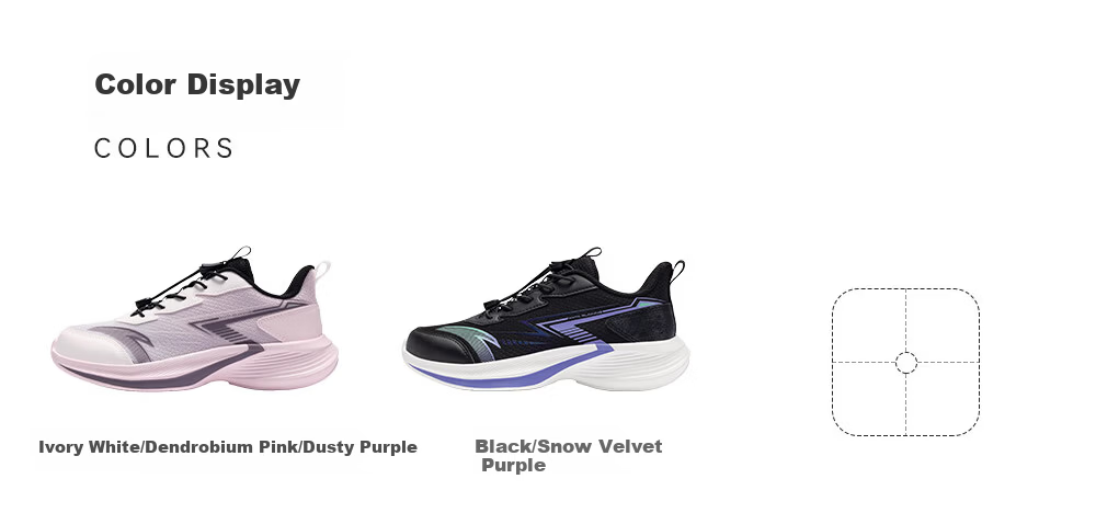 Anta Kids Cloud Running Boys and Girls Running Shoes 2026 Rebound Shock Absorption Sports Shoes Casual Sneakers A12615501H 16