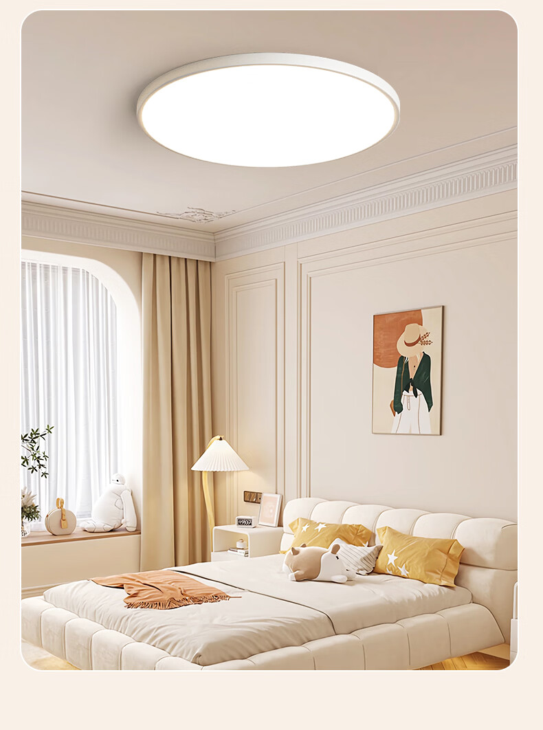 AOC Eye-Care Bedroom Ceiling Light Simple LED Ultra-Thin LED Chip Xiaomi Smart 48W with Installation Included 19