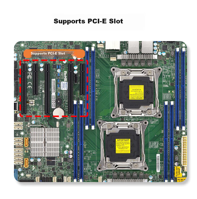 Liantuo PCI-E Extension Cable PCIe X1 3.0 Network Card Sound Card Graphics Card Vertical Mount DMA Expansion Card Adapter Cable Anti-Interference 5cm 90-Degree to 90-Degree 9
