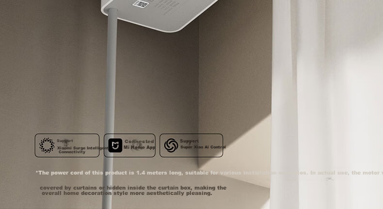 Mijia Hidden Smart Curtain Xiaomi Smart Electric Curtain Voice Control Smart Home Integration 4