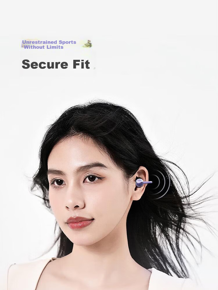 KOVL [2026 Latest Model | Berlin Voice] Bluetooth Headphones, Ear Clip-Style Bone Conduction Concept, Open Wireless Non-In Sports Running Gaming AI Noise Reduction for Men And Wome 8