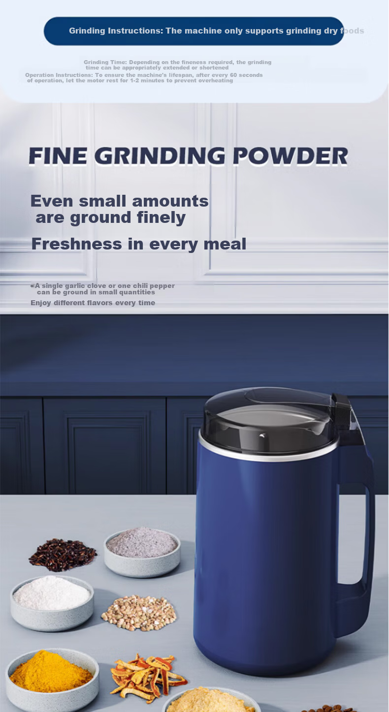 Jingmao Powder Grinder Ultra-Fine Grinding Machine Household Herbal Pulverizer Universal Electric Grain Crusher 15