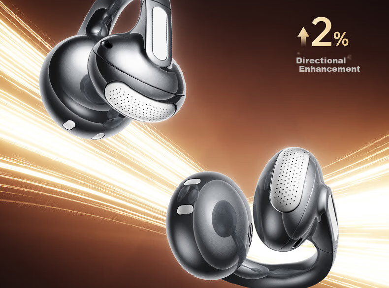IKF Moonlight [LDAC Sound Quality] Bluetooth Clip-On AI Translation Earphones Wireless Open Bone Conduction Head Tracking Sports 2026 New Model Athens Black 31