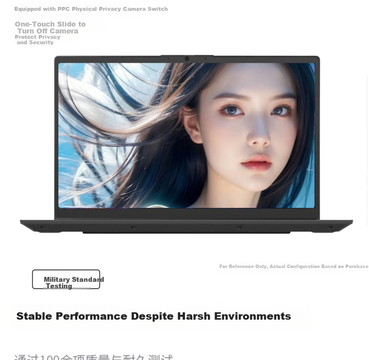 Lenovo Laptop Zhaoyang Yue Pro 14-inch Business Lightweight Notebook Intel Core High-Performance i5 16GB 512GB SSD 180-Degree Hinge 16