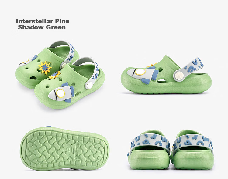 BALABALA Kids Slippers Girls Summer Cartoon Indoor Hole Shoes Cute Breathable Soft Sole Boys Beach Sandals 15