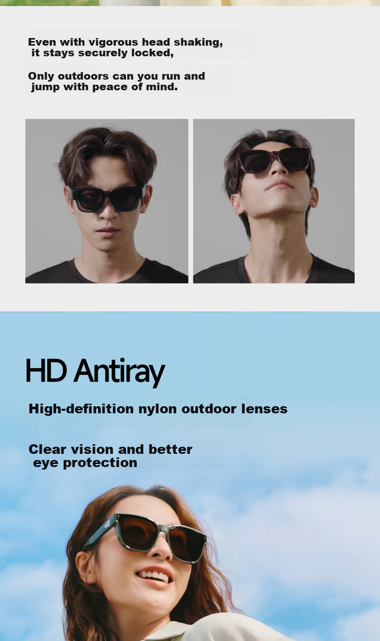 Banana Under Sunglasses Unisex Polarized Round Frame FD013 Compatible with Prescription Glasses for Driving Outdoor Travel Gift for Boyfriend 10