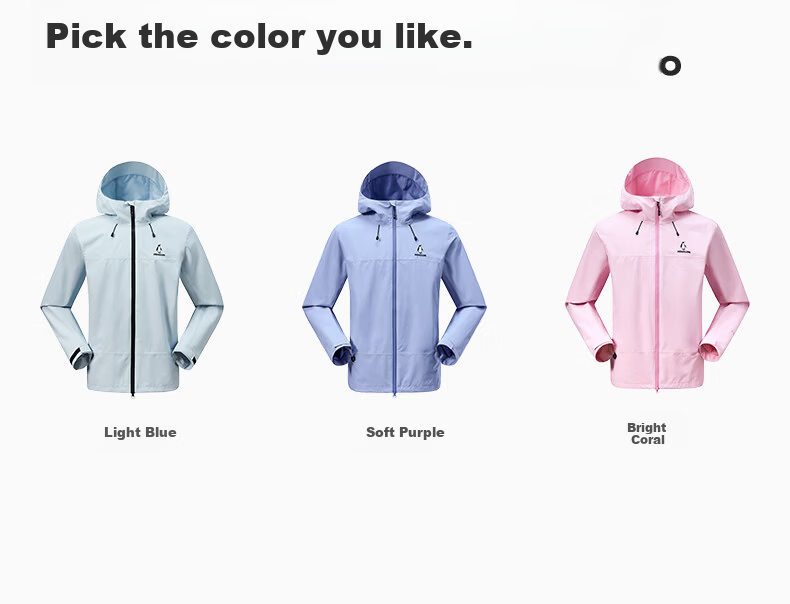 Penguin [Zeng Hui Same Style] Yulin Hard-core Windproof Waterproof Outdoor Sports Jacket M36BA31008 37
