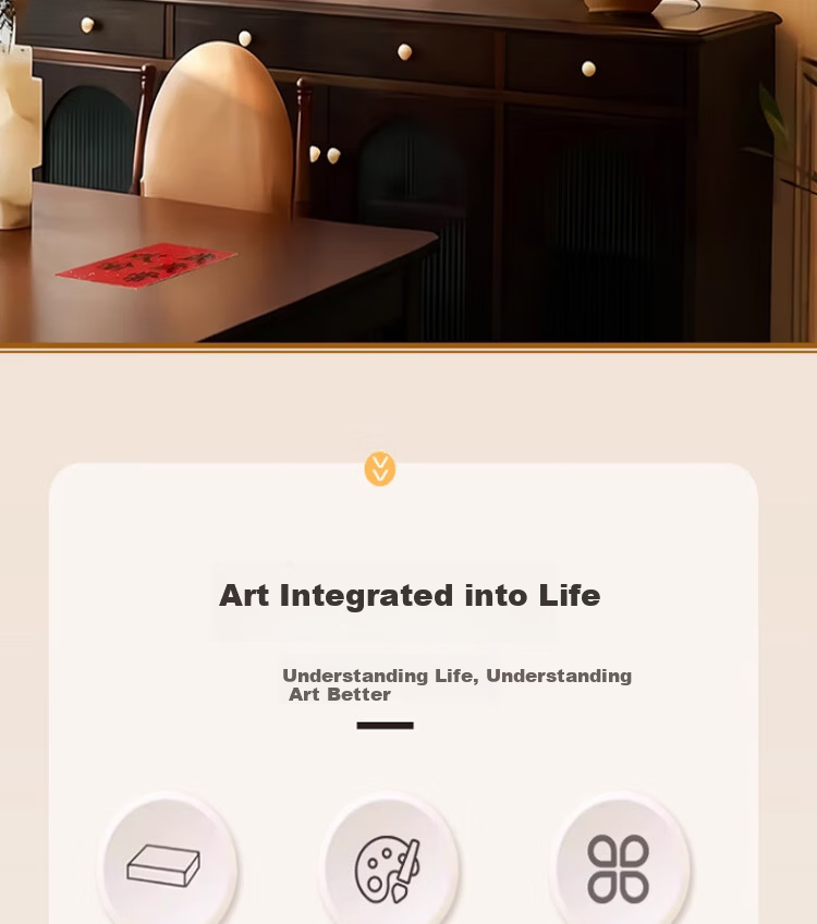 Yihuan Yu New Chinese Style Fu Character Living Room Decorative Painting Peace and Joy Sideboard Tabletop Decoration Dining Room Auspicious Hanging Painting 2