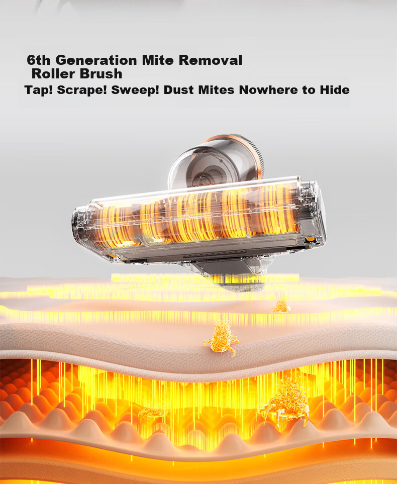 Lecgimi New B8pro Mite Removal Vacuum Cleaner High Suction Infrared Bed High-Temperature Sterilization Home Graphene Deep Dehumidification and Mite Removal Machine B802 18