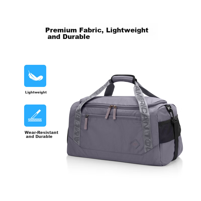 American Tourister Multifunctional Fashion Casual Travel Bag Large Capacity Handbag Luggage Bag QZ0 Dark Gray
