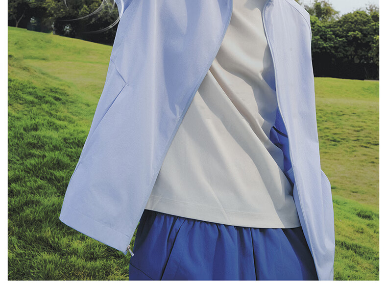 VVC Men's Summer Outdoor Ice Cooling Lightweight Breathable UV Protection Sun Protection Jacket Almond Beige XL 12