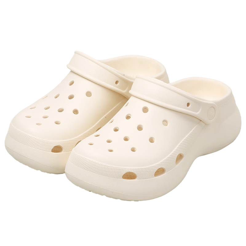 Mercury Home Textiles Mengdou Cloud Hollow Slippers Women Fashion Thick Sole Height Increasing Summer Non-slip Closed Toe Sandals Outdoor Beach Slippers