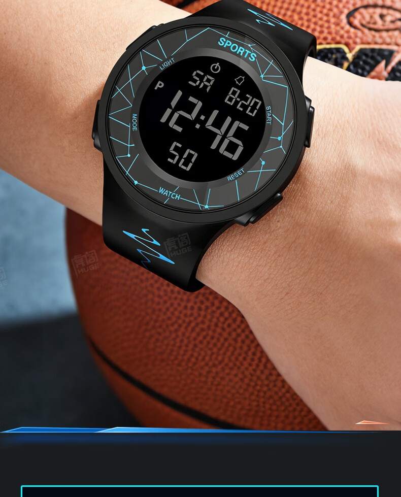 HUGE Korean Style Simple Digital Watch for Men Women Students Kids Youth Sports Colorful Waterproof Couple Wristwatch 3