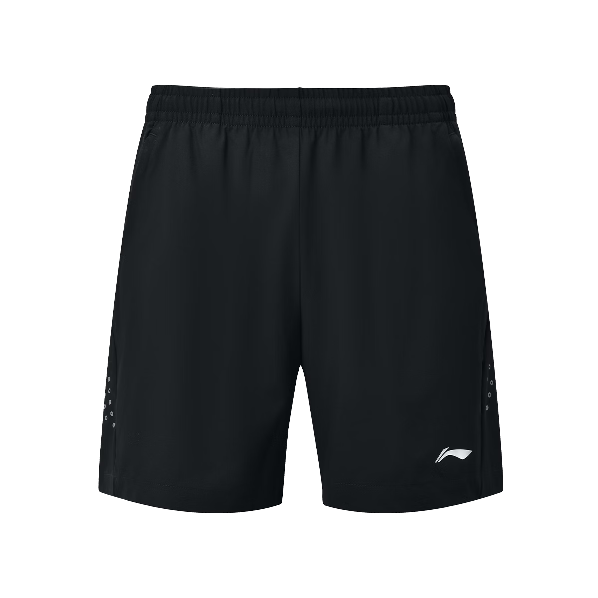 Li-Ning Sports Shorts, Table Tennis And Badminton Fitness Running Men's Moisture-Wicking Quick-Dry Athletic Pants, Black 2XL