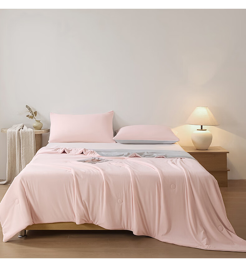 MUJI Class A Cooling Ice Silk Summer Quilt Lightweight Washable Single Dormitory Air Conditioning Blanket 1.5x2m 15