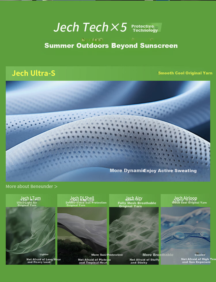 Beneunder Ice Silk Sun Protection Jacket for Men UV Protection Cooling Breathable Outdoor Fishing AL106 3