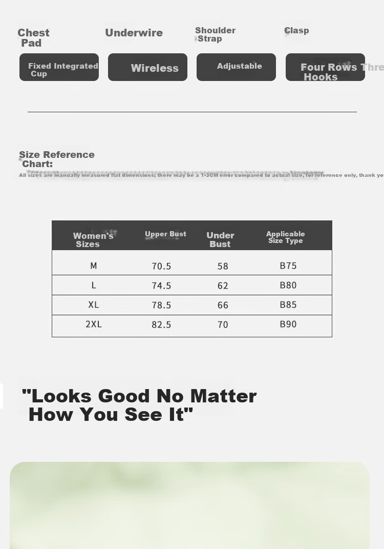 Hodo Ice Silk Seamless Off-Shoulder Strap Wireless Bra for Women, Large Bust Minimizing, Small Bust Enhancing, Versatile Tank Top Style 12