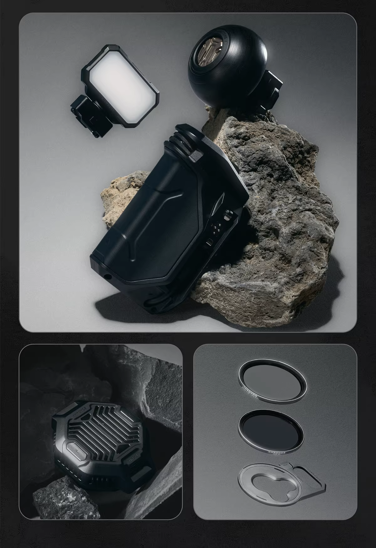 TILTA Iron Head iPhone 17 Pro Rabbit Cage Photography Protective Case KHRONOS Meteorite Series - Star Soil Orange 7