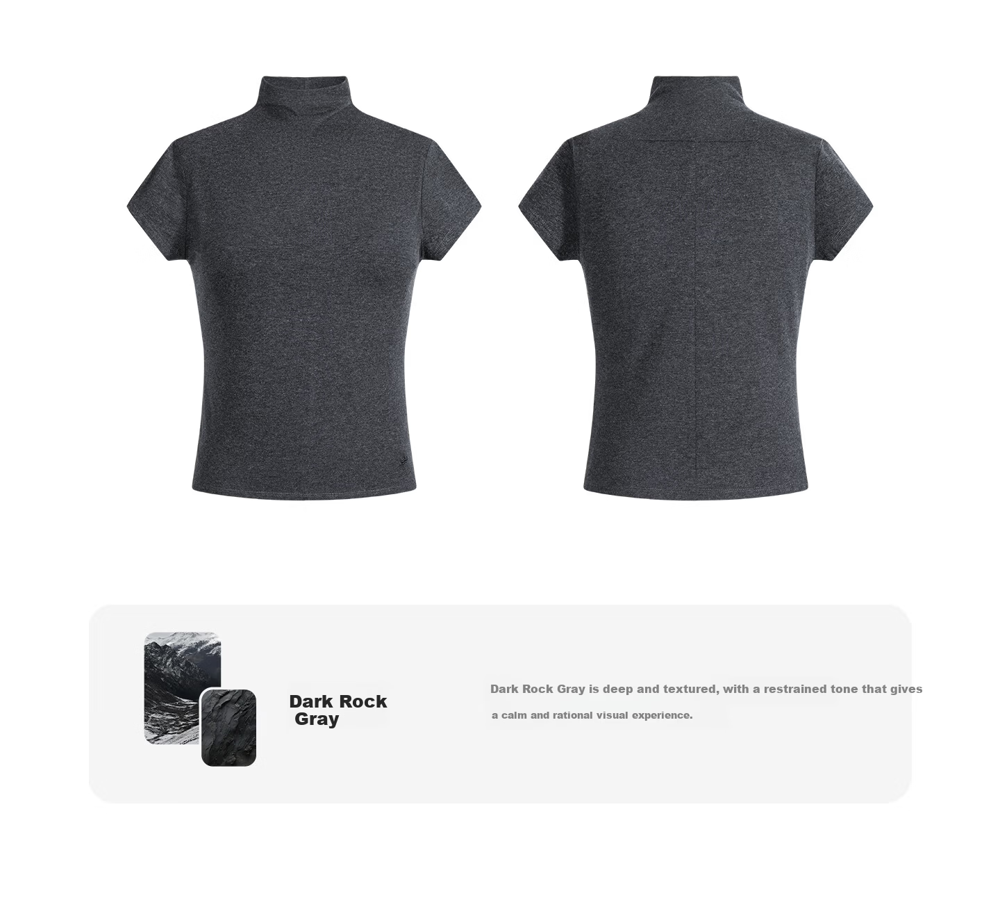 Navigare Italian Small Sailboat High Neck Short Sleeve T-Shirt 2026 New Women's Slim Fit Flutter Sleeve Antibacterial Top 2325556501 15