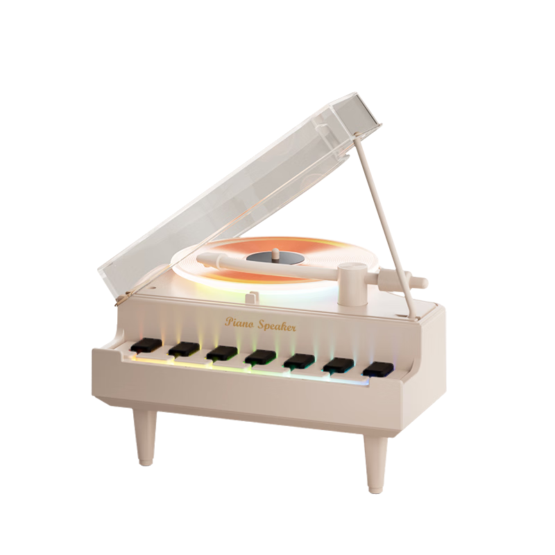 Aishuomei Piano Bluetooth Speaker Premium Niche Desktop Ornament Graduation Gift for Girls Girlfriend Bestie Birthday Creative Exquisite Gift Aromatherapy Diffuser B169