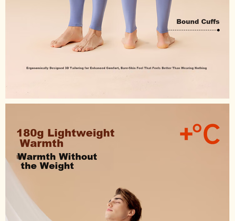 MiiOW Women's Thermal Underwear Set Autumn Winter Basic Warm Long Johns and Top 8