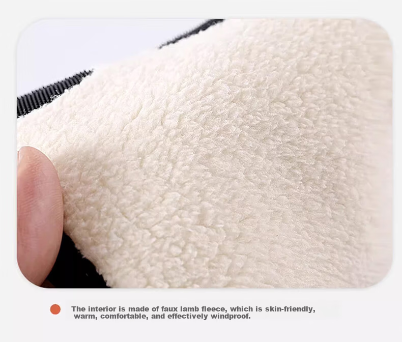 Dipple Adjustable Ankle Foot Wrist Warmer Thickened Fleece Cold-Resistant Protective Sleeve for Men and Women Cycling 16