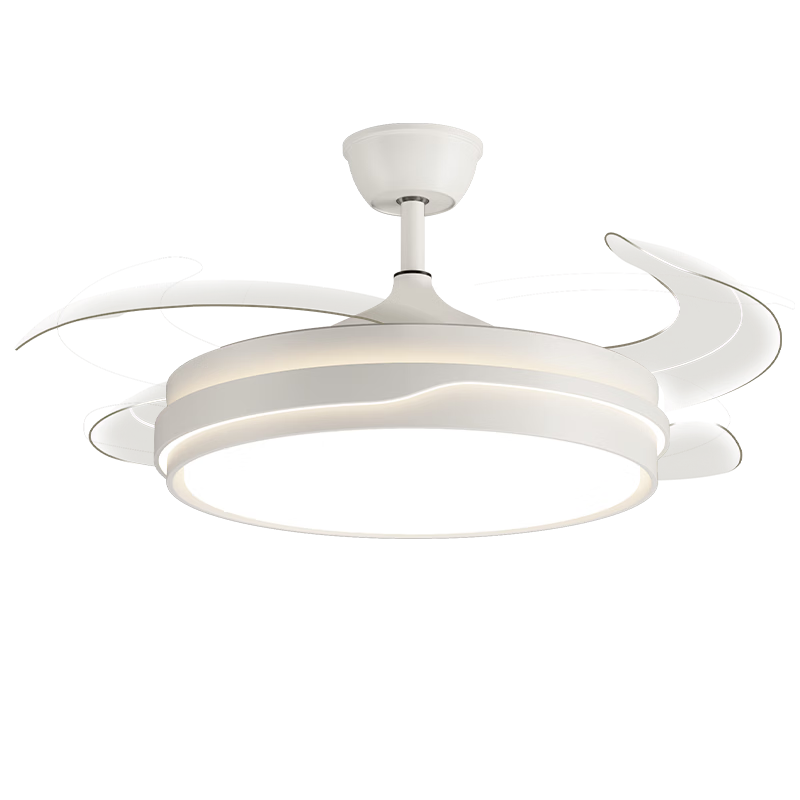 MICOE Full Spectrum Eye Protection Invisible Fan Restaurant Offline Voice Integrated Ceiling Fan Light Zhongshan Lighting Simple Wind Series