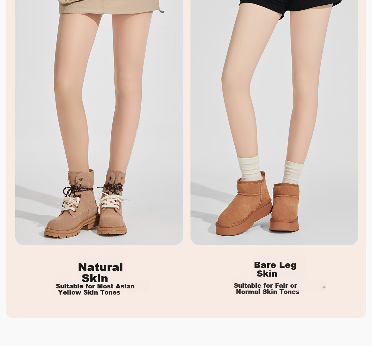 Sanduo Cotton Nine-Point Bare-Leg Magic Autumn Leggings Tights Women Skin Color Natural Color Thickened Fleece-lined Stockings 28