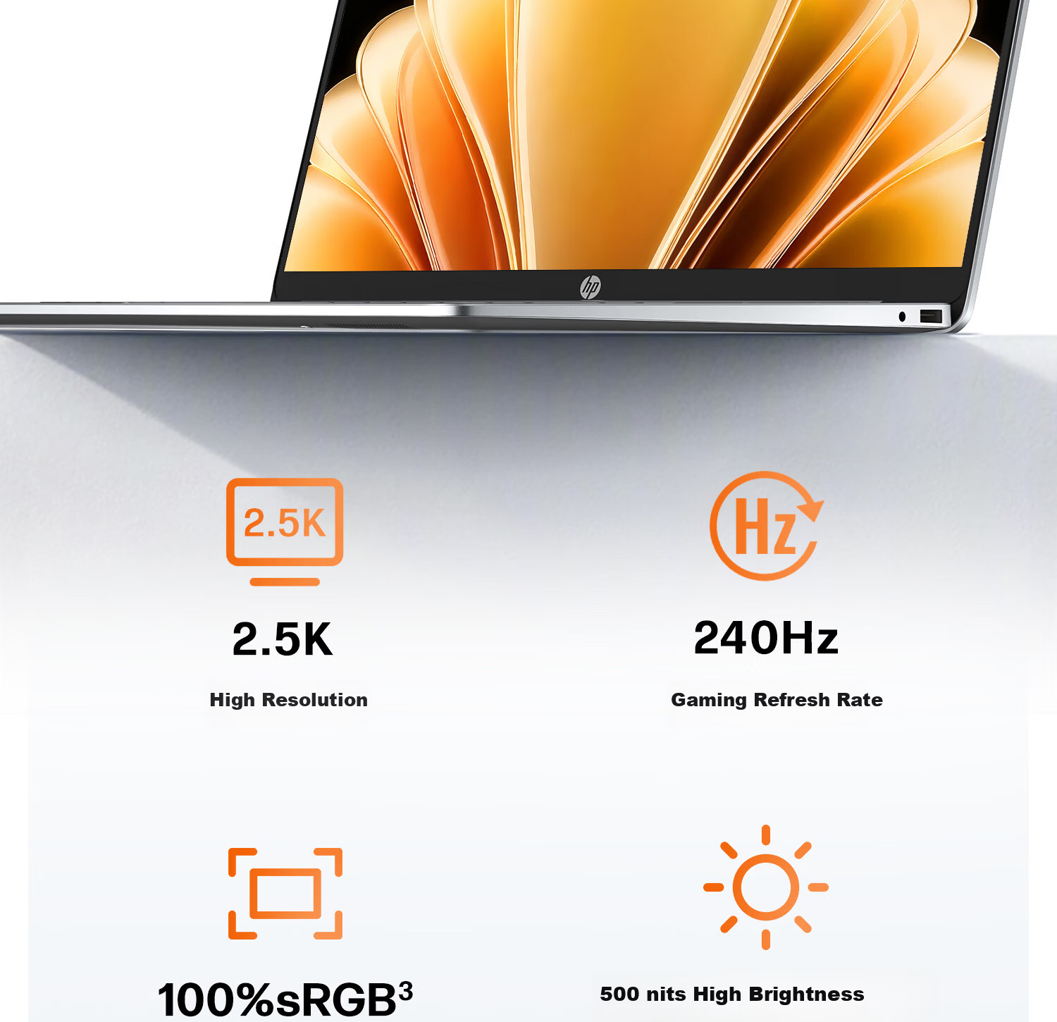 HP StarBook 16 2026 16-inch Lightweight Laptop (R7 H 255, 16GB RAM, 1TB SSD, 100% sRGB, AI, Silver) with National Subsidy 12