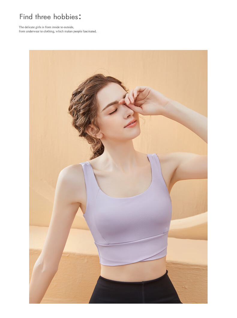 GUJIN High-Strength Shockproof Anti-Sagging Sports Bra for Women 2026 New Running Fitness Yoga Back Beauty Vest 16