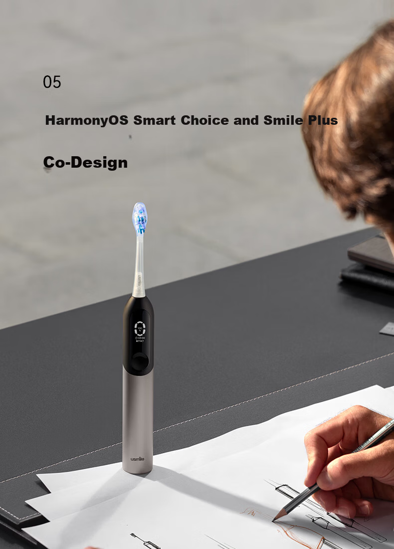 Huawei Smart Choice usmile Electric Toothbrush Smart Toothbrush Adult Couple Gift for Boyfriend/Girlfriend U7 Pro Glacier Blue Birthday Gift 17