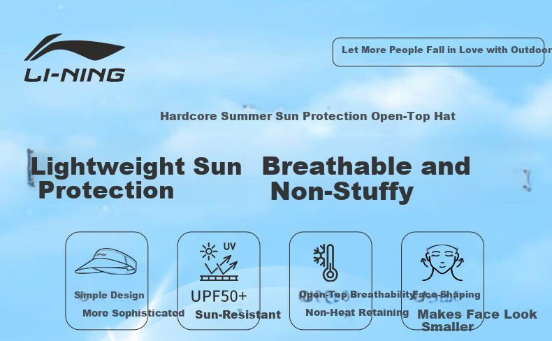 Li-Ning Unisex Mesh Top Cap Spring Summer Tennis Marathon Running Outdoor Sun Protection Hiking Black Hat 1