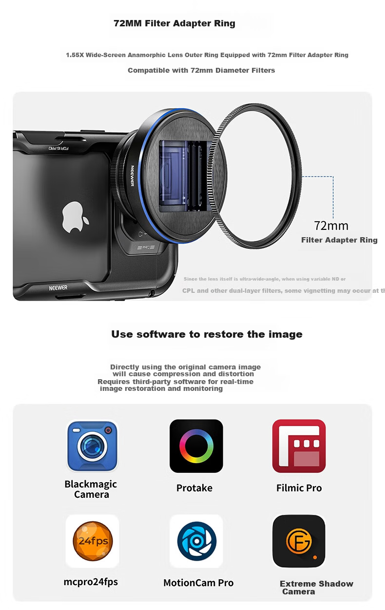 NEEWER Magnetic Stackable Modular Macro Lens for Mobile Phones (4PCS) 25